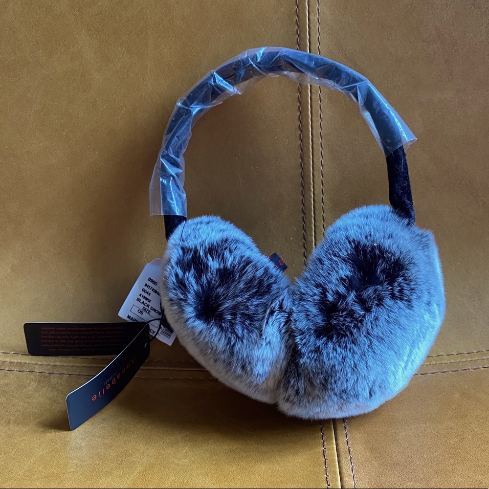 Annabelle Rabbit Fur Earmuffs